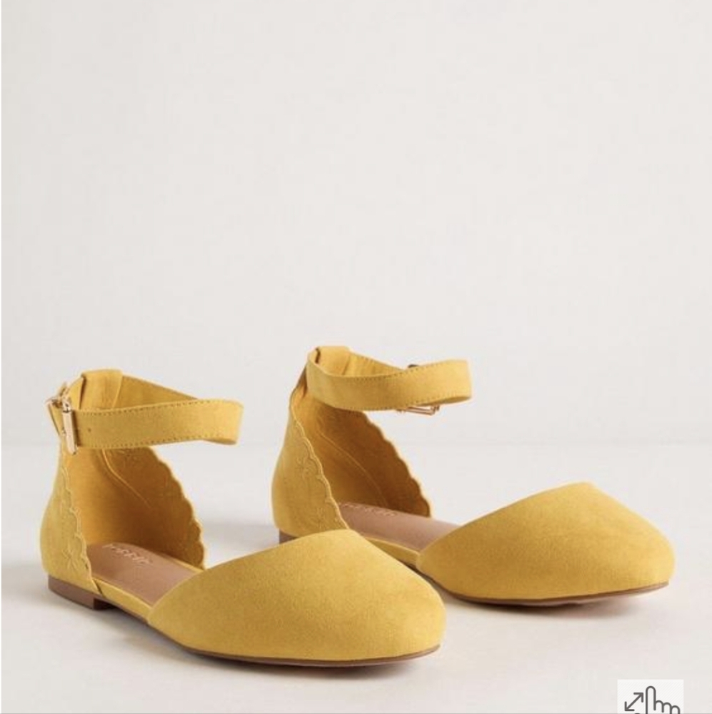 NWT Torrid Scalloped Flats (WW Size 8)